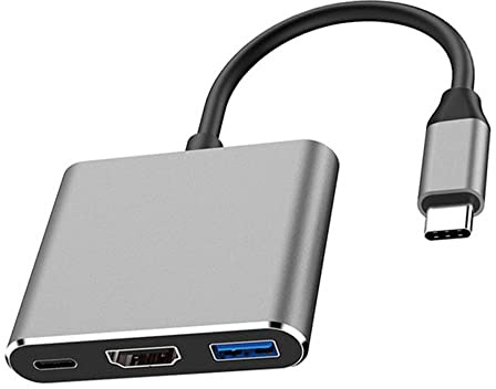 zalati Adaptador convertidor USB tipo C 3.1 a USB tipo C/HDMI/Micro USB 3.0 compatible con MacBook Android conexión a más dispositivos
