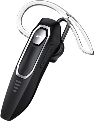 BEVCEFCC Oreillette Bluetooth sans Fil avec Mic V5.0, 12g Ultra-Léger, Oreillette Bluetooth Mains Libres Léger, 30H D'autonomie en Conversation, pour Travail, Bureau, Conduite