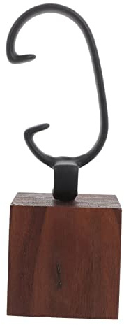 Cabilock Uhrenständer mit Holzsockel aus Walnussholz, C-ring Halter | Armband Präsentationsständer, Schützt vor Staub, Stilvolle Verarbeitung