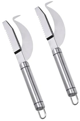 MAGICLULU 1 Set Raschietto Per Pesce Squamatore Per Pesce Squamatore Per Pesce Pulitore Per Bilancia Attrezzi Da Cucina Gadget Da Cucina Raschietto Per Pesce Manuale Strumento Per 2 pezzi