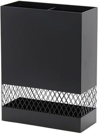 Portaombrelli in metallo di grande capacità, per uso interno ed esterno, elegante porta ombrelli da ingresso, perfetto per casa e ufficio soluzioni di archiviazione
