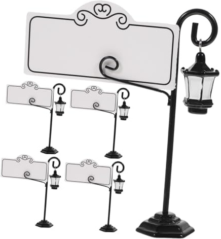 LOORGVEL 5 Soportes para Números de Mesa con Abrazadera de Notas Clips para Tarjetas de Lugar de Boda Porta Tarjetas de Identificación para Banquetes y Eventos Decoración Romántica para