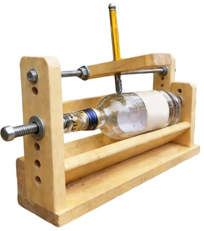 Kit de Coupe-Bouteille,Machine Réglable de Précision | Kit de Découpe pour Verre Teinté | pour Encadrement Liqueur Whisky Alcool Champagne Débutants Adultes