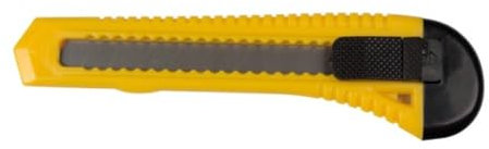 Toolland Cutter à lame sécable, plastique, 18 mm