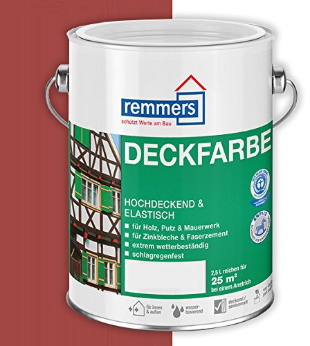Remmers Deckfarbe (10 l, schwedischrot)