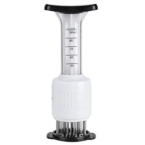 Meat Marinade Tenderizer Sauce Injector Flavor Syringe Cook Kitchen Tool with Stainless Steel Needle