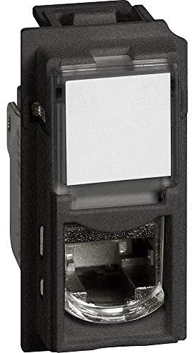 BTICINO LIVING NOW KG4279C6 PRESA RJ45 ETHERNET CAT6 NERO TOOLLESS