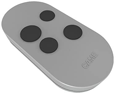 télécommande - 4 canaux - double fréquence - code fixe - gris - came 806ts-0100