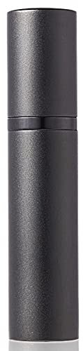 AsaNana Perfume Atomiser, Refillable & Travel Size Perfume Bottle, 9 ml (P9-Black)