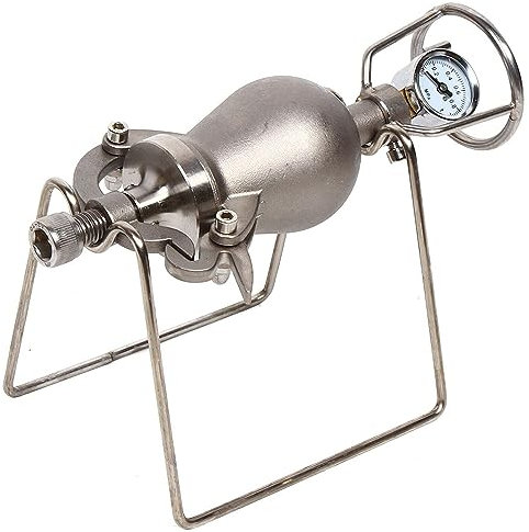 Machine à pop-corn vintage chinoise de 100 ml, mini-machine à pop-corn en acier inoxydable, autocuiseur à pop-corn pour fête de famille amusante Noël Halloween
