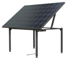 Technaxx Balkonkraftwerk 400W – Solar-Tischkraftwerk TX-250 mit PV-Modul & Mikrowechselrichter – Plug & Play Mini-PV-Anlage für Balkon & Terrasse – Verstellbarer Winkel – 6–8 Personen