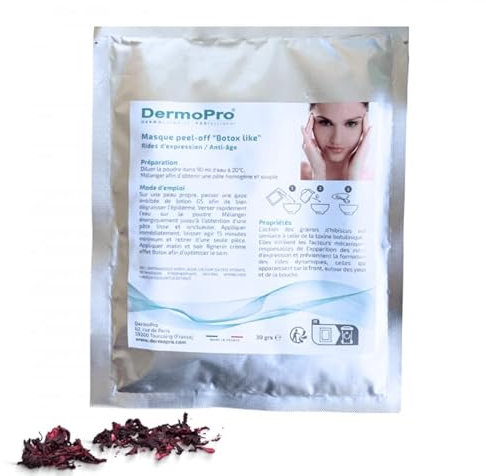 Máscara Pro Peel-off arrugas de expresión cara, contorno de ojos y boca con Espirulina