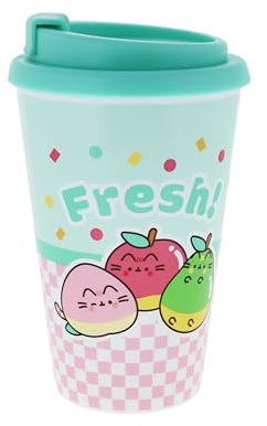 Blueprint Collections Pusheen Travel Mug | 350ml Reusable Coffee Cups | Coffee Cup Travel Mug | Travel Coffee Mug | Pusheen Gifts | Pusheen Stationery,(PUFR6013)
