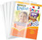 yivom 10 Stück Buchumschlag A4 Transparent, 21 x 30cm Buchumschläge Schulbücher, Verdickte wiederverwendbare A4 Transparenter Buchumschlag für Office Der Schule