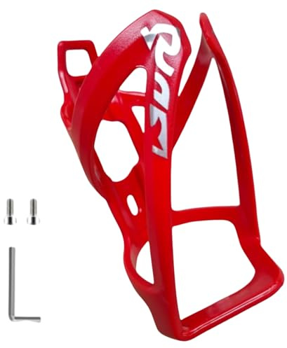 Bike Bottle Holder Cage Bike with Screws PC Universal Bike Water Bottle Holder for Road Bikes MTB Bicycle Mountain Cycle Cycling Kids Bike Cup Holder (1pk bike drinks holder red)