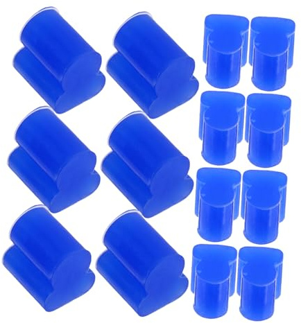 CONGARTENO 20 Stück Silikon Instrumentenpuffer für Tenorhorn und Posaune Flache Flexible Dämpferpads Geräuschreduzierung Weich und Langlebig Einfache Montage für Üben und Verbesserten