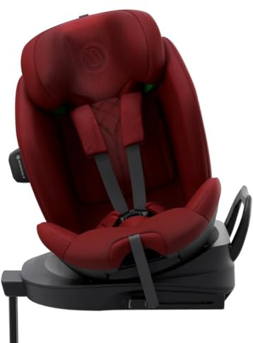 Avionaut Stardust 360° Siège auto enfant reboarder 61-150 cm | I-Size, RWF jusqu'à 125 cm (21 kg), pivotant, inclinable, respirant - pour les nouveaux-nés jusqu'à 12 ans (Red)