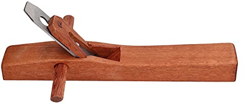CHICIRIS Rabot de travail du bois en teck/manganèse, outil en bois pour rabotage du bois, manche profilé, menuisier en bois (400)