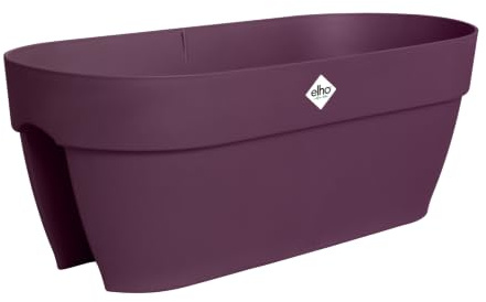 elho Vibia Campana Flower Bridge 60cm Pflanztöpfe - Ahorn Lila | L 59 x B 26 x H 22 cm | 100 % recycelter Kunststoff