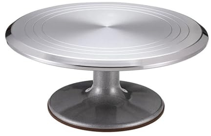 IZHAOGJING TöPferscheibe, Drehscheibe TöPfern 30 cm Töpferscheibe, Drehbar, Schwenkbar, Robuster Plattenspieler, Lazy Susan-Drehplatte for Ton, Keramik, Bildhauerei, Monitor