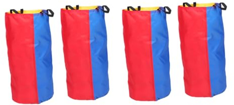GARVALON 4 pezzi Sacchi di Patate da Corsa per Adulti Sacche Salto Resistenti in Premium Giochi all Aperto Colorati per Feste e Attività Familiari