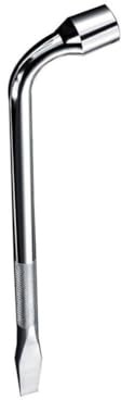 FACAIIO 17 mm, 19 mm, 21 mm für robuste Radmutternschlüssel, 45# Edelstahl-Steckschlüssel mit ausziehbarem Griff, Autoreifen-Bolzen