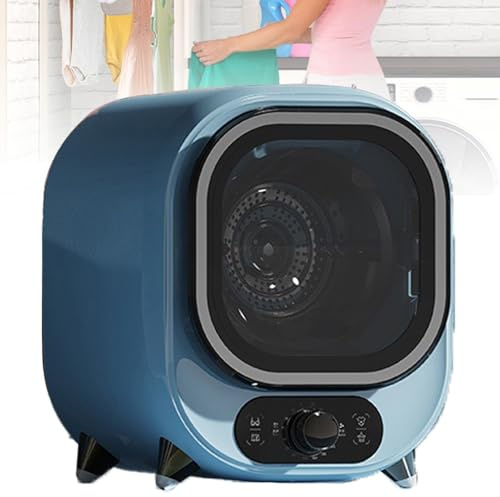 Petit SèChe-Linge à Condensation Ventilé Avec Tambour En Acier Inoxydable, SèChe-Linge éLectrique Portable à Condensation,à Poser Sur Un Comptoir Ou à Fixer Au Mur Pour Les Petits Espaces(D)