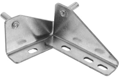 COSMEVIVI 2pcs Stainless Steel Freezer Door Pivot Hinges Replacement with Double Bearing Structure and Heavy Duty Support for Chest Freezer Lid and Refrigerator Doors in Commercial Kitchen