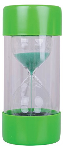 Bigjigs Toys 1 Minute Durable Ballotini Sand Timer Ideal for Home and Educational Purposes - Suitable for all ages