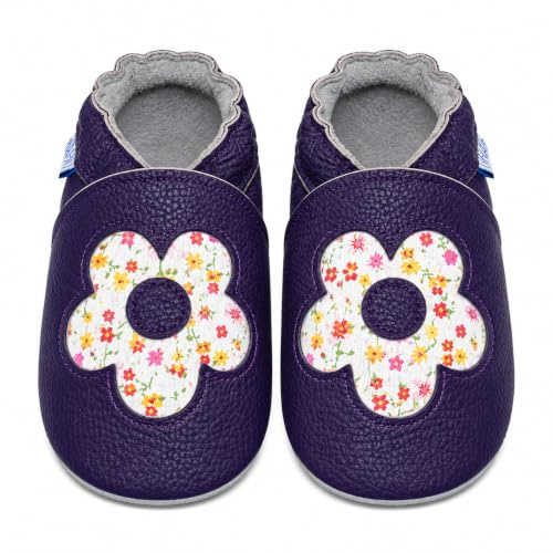 YIHAKIDS Bébé Filles Garçons Chaussures | Cuir Souple Enfant Chaussons Cuir Doux Chaussures Premiers Pas