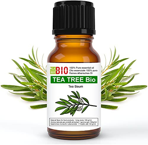 Árbol del Té Bio Aceite Esencial 100% Puro 30 ml - Uso Alimentario Terapeutico Cosmetico Aromaterapia - Laborbio