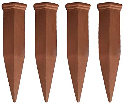 Terrakotta Kegel Bewässerungssystem für Pflanzen | Aus Terrakotta, Blumenkasten Balkon, Blumentopf und Garten, Ohne Gießkanne, Ohne Wasseranschluss