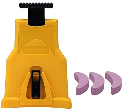 AGSYFFD Professional Chainsaw Sharpener Kit, Universal Portable Sharpening Tool for 14/16/18/20 Inch Chain Saw Blades with 3 Pcs Stone Grinder