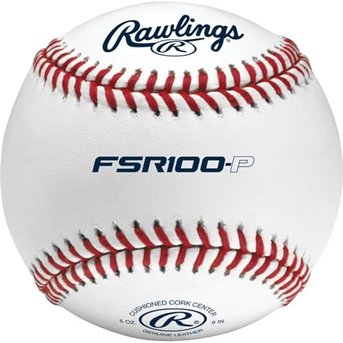 Rawlings | FLAT SEAM Practice Baseballs | FSR100-P | Collegiate | 12 Count
