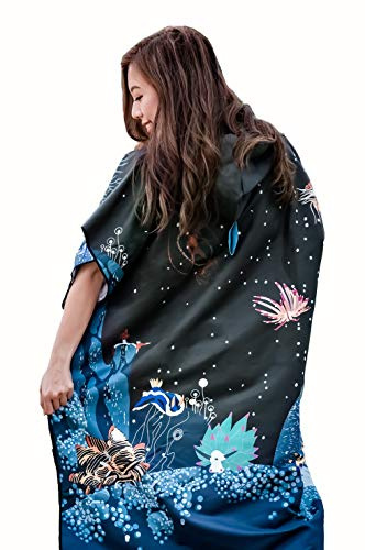 Oceanarium Poncho mit Fronttasche - T18 NUDIS