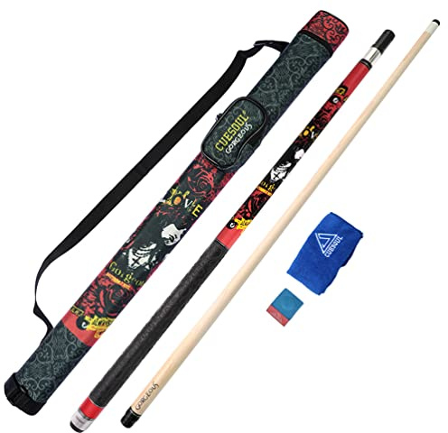 CUESOUL Gorgeous 58inches 19oz Pool Quee Stick, 13mm Spitze