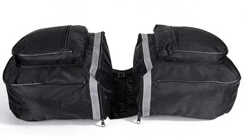 Yuecoom Bicycle Panniers, Bike Bag, Bicycle Rack Bag Bike Rear Carrier, 25L Waterproof Mountain Road Bike Rack Rear Seat Tail Carrier Trunk Doubility Pannier Bag
