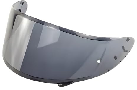 Guajiro - Visière Compatible avec SHOEI CWR-F | - NXR - RYD - X-SPIRIT III | Visière Casque Moto avec support Pinlock Antibuée et système Tear-off | Polycarbonate de Haute Qualité (Noir)