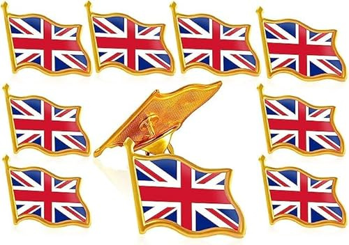 Union Jack Flag Pin Badge United Kingdom Metal Lapel Pin For Clothes Uk Flag British Patriotic Badges Brooches Jewelry Gift