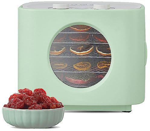 Machine commerciale, machine à fruits secs à 5 étages, déshydrateur de 8 L, séchoir à aliments pour petits aliments domestiques, collations, légumes et fruits, pour bœuf séché, via