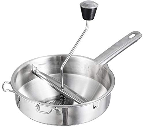Persistence Stainless Steel Food Mill Cookware,Grips Food Mill,Mill Mud Vegetable Mill Blender Food Grinder