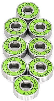 8 Stücke ILQ-11 Grün Longboard Geschwindigkeit Inline Skate Radlager Skate Roller Glatte Skate Roller Lager