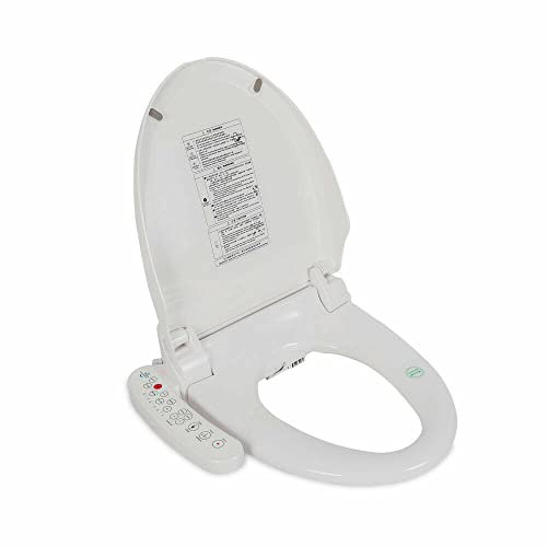 WC-Sitze,Smart Dusch WC Bidet Selbstreinigende Düsen, Zwillingsdüsen,Einstellbare Wassertemperatur Toilettensitz Elektrisch Gewärmter Sitz