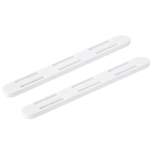 Guides de tiroir à roulement à billes robustes Lot de 2 glissières blanches for tiroirs, rails coulissants for poubelles, for cuisine, chambre à coucher, placard, rail coulissant, tiroir, panier, rail