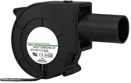 MagiDeal Ventilateur de Barbecue, poêles à Bois, Ventilateur électrique 12 V, léger, sans Adaptateur Secteur, souffleur d'air pour Soufflet de Camping