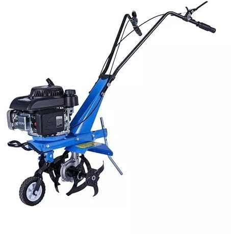 SGS 140cc 4-Stroke Petrol Tiller 3.1HP 4 Blade 400mm Garden Cultivator Rotovator