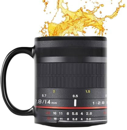 Camera Lens Coffee Cup Ceramic Novelty Lens Coffee Cup