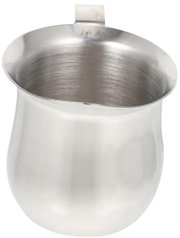 Alipis Lechera De Acero Inoxidable Pequeña Recipiente Para Leche y Salsa Práctica Para Guirnalda y Cocina