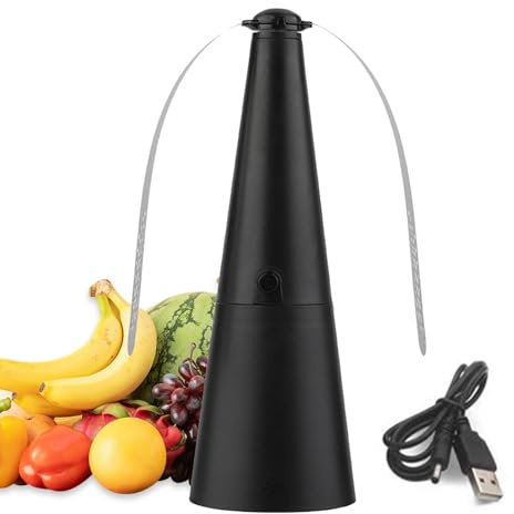 Ventilateurs Anti-Mouches pour Table,Ventilateurs Anti-Mouches Silencieux, Chasse Mouche De Table Rechargeable, Ventilateur De Table Anti Mouche, Repousse Mouches pour Jardin Terrasses,Restaurants
