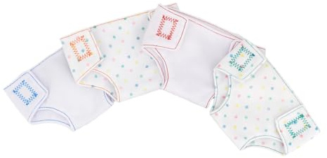 Abaodam 4 Stück Teiliges Puppenkleidungs Waschbaren Stoffwindeln für Babypuppen Verstellbare Wiederverwendbare Puppenwindeln Zubehör Geeignet für Kleine Mädchen zum Rollenspiel